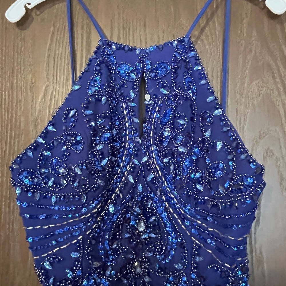 Royal blue prom/ formal dress.